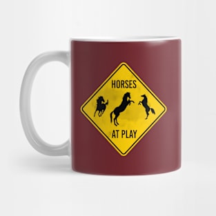 HORSES AT PLAY Mug